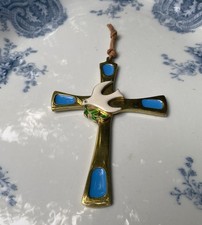Vintage bronze tone - wall, cross
