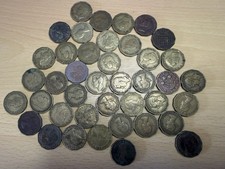 Three penny Bits (41 Pieces)