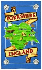 Yorkshire Map Tea Towel