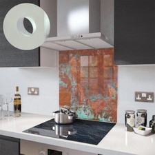 Glass Splashbacks Aged Copper