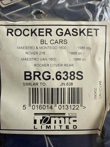 Rocker gasket maestro - gasket, &