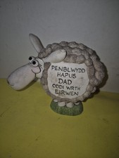 Vintage Grogg sheep  Happy Birthday Dad Message 