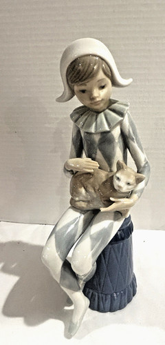 Nao lladro 0381 harlequin - nao, #0381