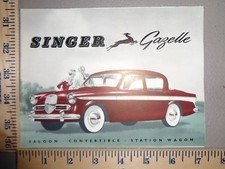 1960 Singer Gazelle Brochure