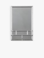 Gallery Direct Milton Mirror Rectangle Silver RRP£199
