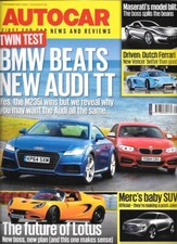 Autocar 5th November 2014, Megane RS 275, Audi TT v M235i, Giulietta, M4, A7