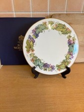 Royal Worcester  Flat Round Cake/Sandwich Plate - Vine Harvest - Boxed - 11 Inch