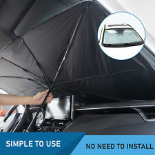 46" Foldable Car Front Windscreen Sun Shade Umbrella UV Block Visor Accessories