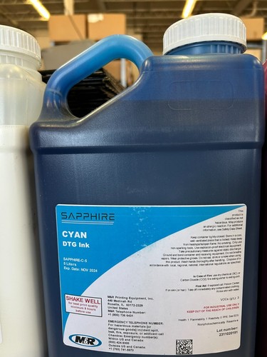 Cyan dtg ink - cyan, 5