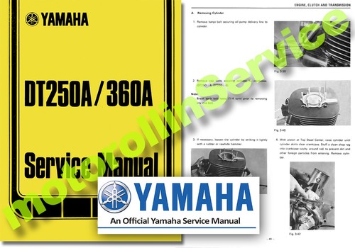 Yamaha dt250a dt360a - dt360a, workshop