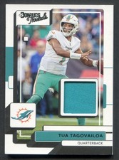 TUA TAGOVAILOA - 2022 Panini Donruss Threads Miami Dolphins SWATCH Card