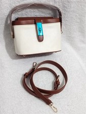 Cream and brown shoulder