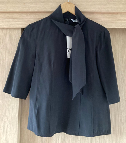 Zara collection scarf top - zara,