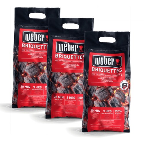 Weber barbecue briquettes
