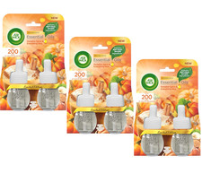 6x 19m  Air Wick Plug in Refills  Pumpkin Spice & Everything Nice