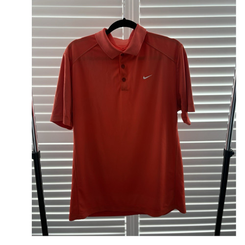 Nike orange men - polo, l