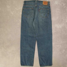 Levi's Vintage 550 Relaxed Fit Fader Jeans W32 L32 Men's Blue Denim