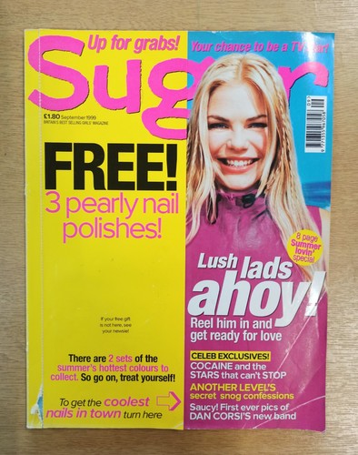 Sugar magazine back - sugar,