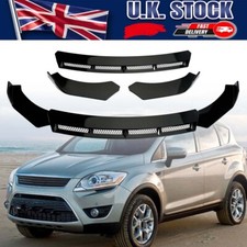 Lower Front Bumper Lip Spoiler Splitter Gloss Black For Ford Kuga 2008-2022 #F