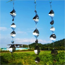 3PCS 3D Wind Spinner Metal
