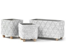 Flower Pots Home Decor Modern Plant Holder Ceramic Concrete Pot Planter Indoor 