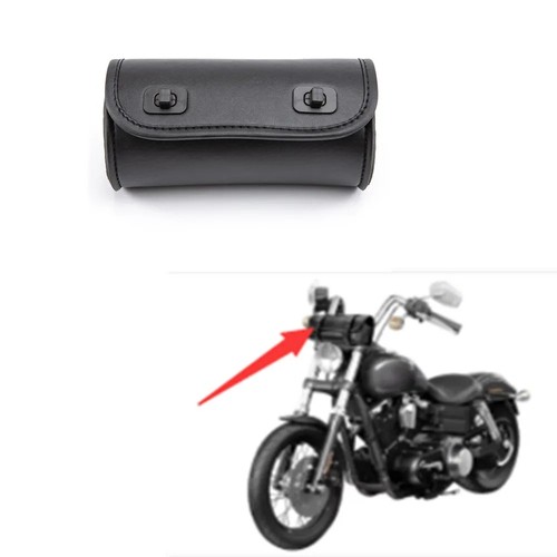 Motorcycle fork bag leather - bag,