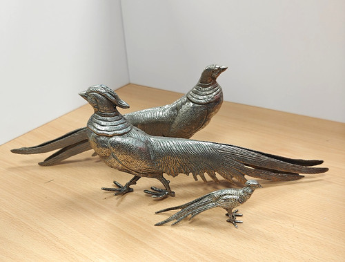 Vintage silver metal - silver,