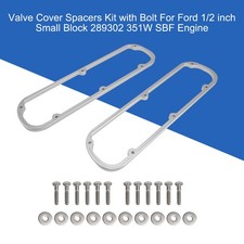 Valve Cover Spacers Kit with Bolts For Ford 1/2 inch Small Block 289 302 351W