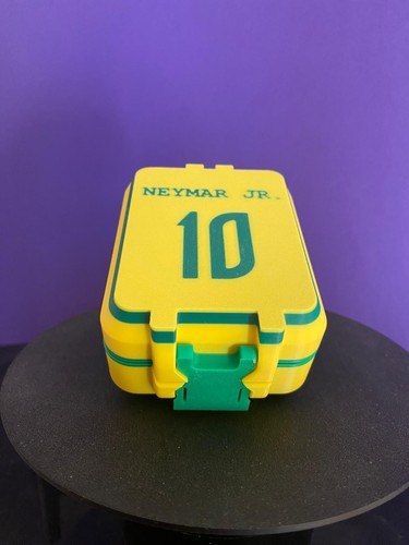 Football sticker storage box - football,