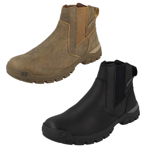 Mens caterpillar leather pull - mens,
