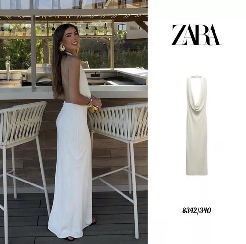 Zara new woman midi - woman, draped