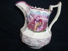 Antique Victorian Hand Painted