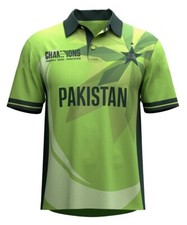 Pakistan Cricket Team Shirt ICC Champions Trophy 2025 Short Sleeve Cricket Shirt