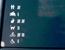 Accident Hit / Kill Count Bumper Sticker Vinyl Decal JDM Sticker campervan 046