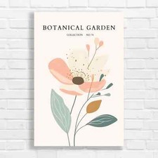 Botanical Garden Floral Canvas