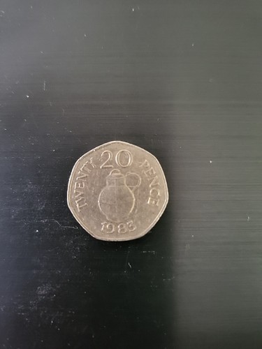 Reduced rare 20p guernsey - 20p,