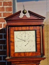 19th Century Regulator Grandfather Longcase Clock