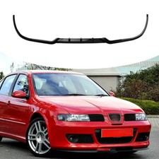 For Seat Leon MK1 Mk2 Cupra R Lip Front Bumper Splitter Spoiler Lip 3Pcs Glossy