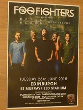 FOO FIGHTERS Concert poster +