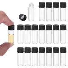 100 Pack 2ml Clear Glass Vials