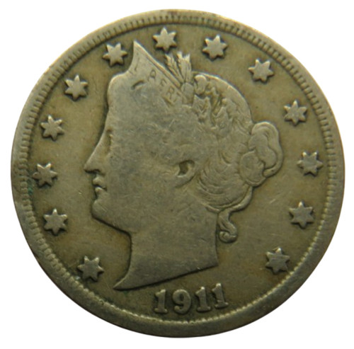 1911 usa liberty head nickel - liberty,