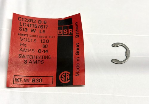 Bsr turntable part - part, main