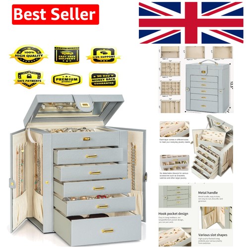 Large lockable jewelry storage - large,