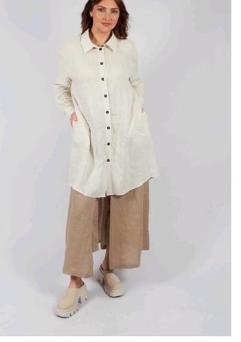 Sarah pacini linen shirt - sarah,