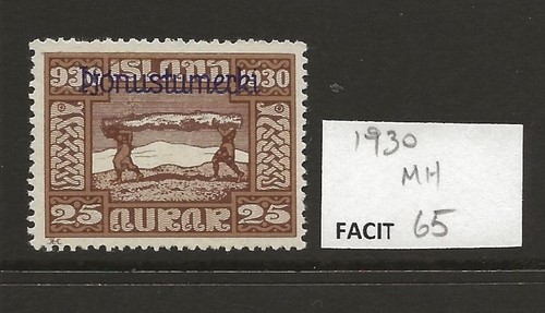 1930 iceland 25aur brown - 1930,