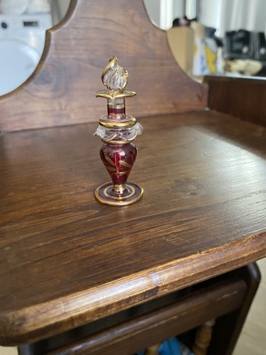 Vintage egyptian glass perfume - vintage,