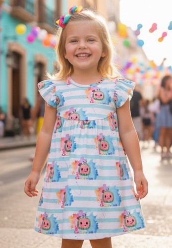 Cocomelon girls dress - girls, 5