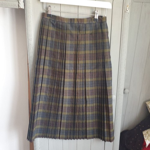 Vtg 60s kilt tartan - kilt, sz