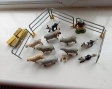 britains farm animals sheep Fences Connector Blocks Lamb Dogs Shepherd Rams Ewes