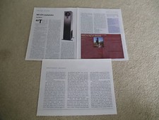 NHT ST4 Speaker Review, 3 pgs